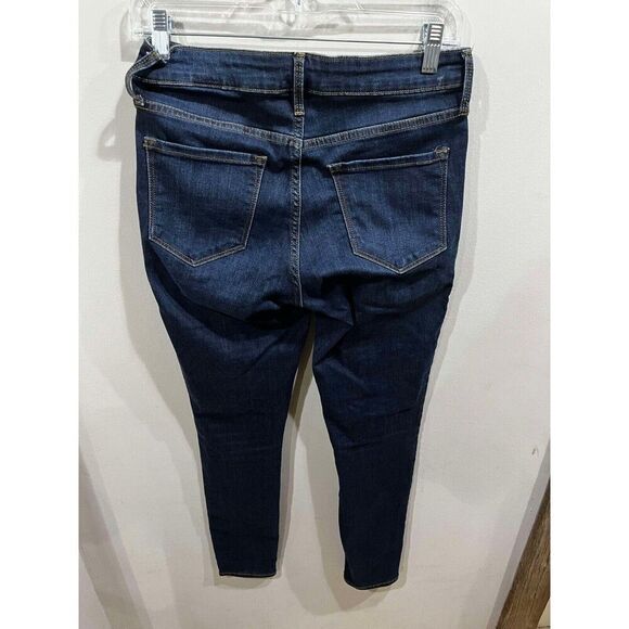 Old Navy Jeans Women's Size 6 Blue Rockstar Super Skinny Mid Rise Denim - Picture 2 of 8